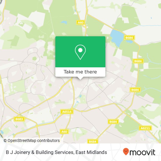 B J Joinery & Building Services map