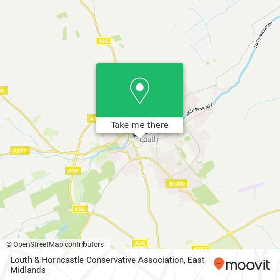 Louth & Horncastle Conservative Association map