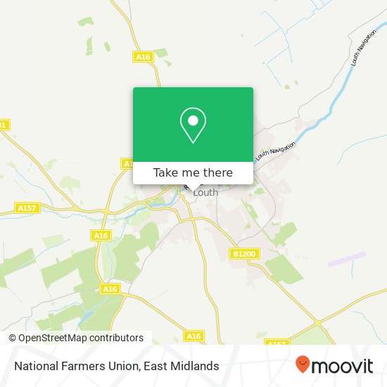 National Farmers Union map