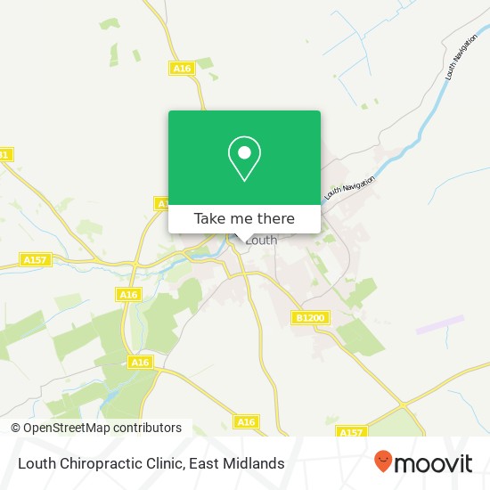 Louth Chiropractic Clinic map