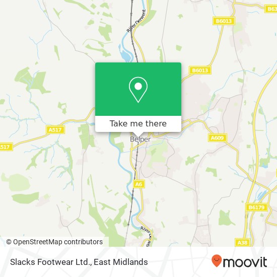 Slacks Footwear Ltd. map