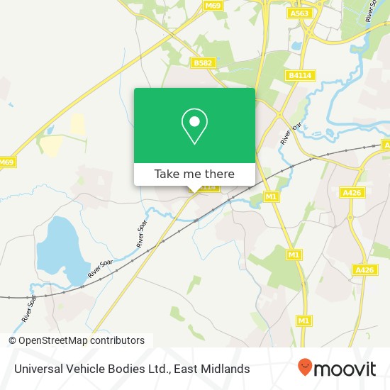 Universal Vehicle Bodies Ltd. map