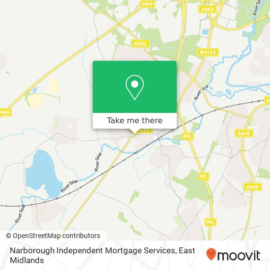 Narborough Independent Mortgage Services map