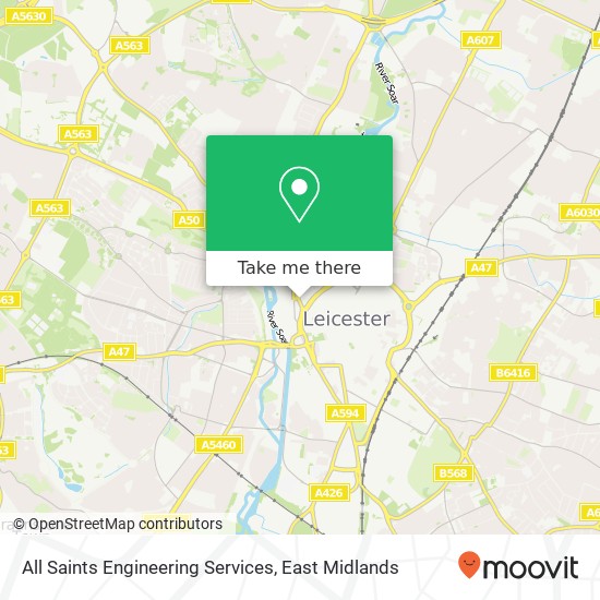 All Saints Engineering Services map