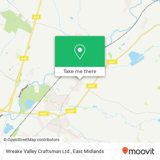 Wreake Valley Craftsman Ltd. map