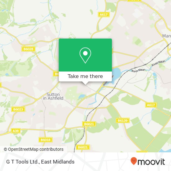 G T Tools Ltd. map