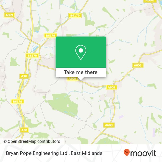 Bryan Pope Engineering Ltd. map
