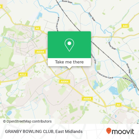 GRANBY BOWLING CLUB map