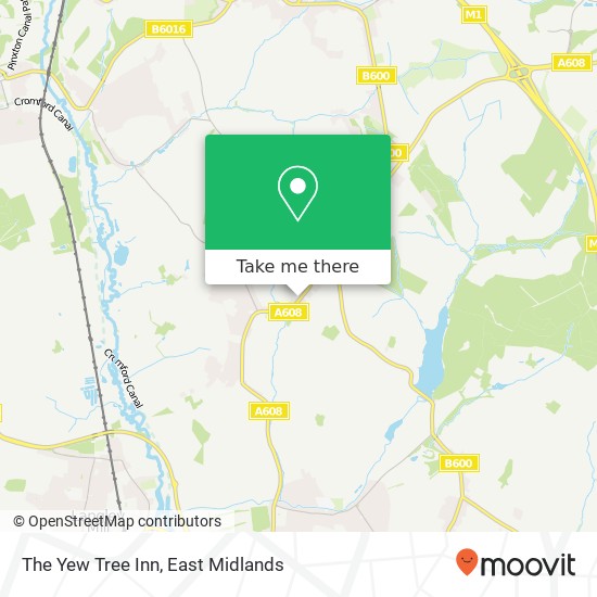 The Yew Tree Inn map