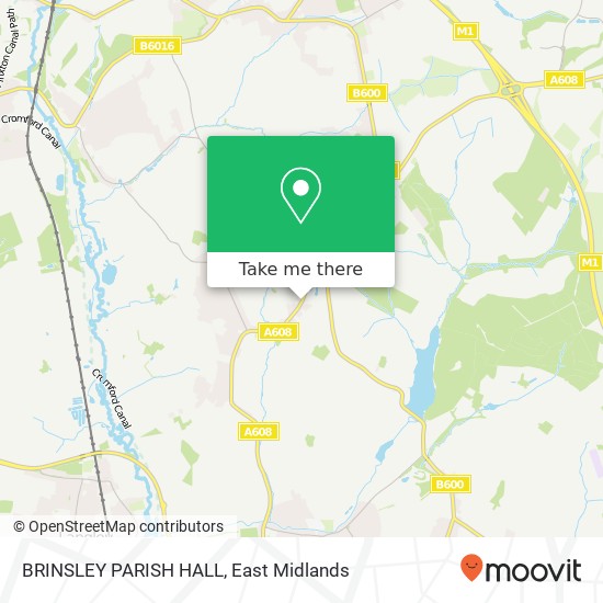 BRINSLEY PARISH HALL map