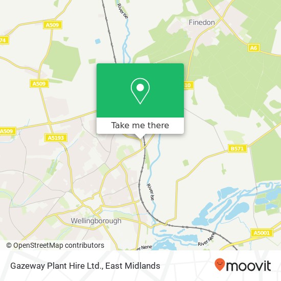 Gazeway Plant Hire Ltd. map