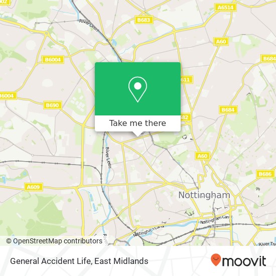 General Accident Life map