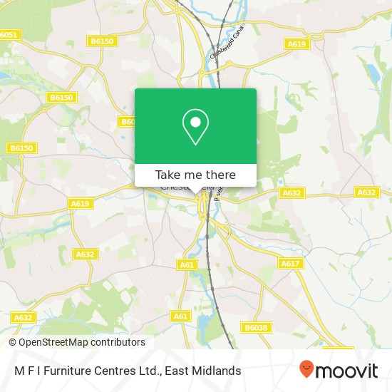 M F I Furniture Centres Ltd. map