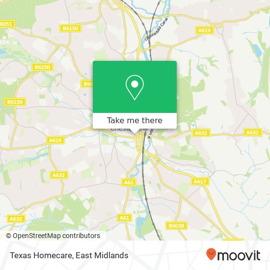 Texas Homecare map