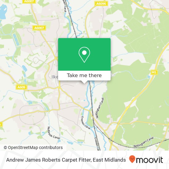 Andrew James Roberts Carpet Fitter map