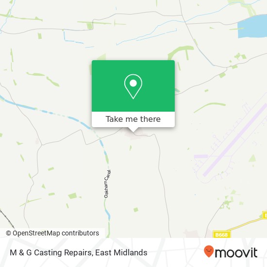 M & G Casting Repairs map