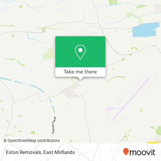 Exton Removals map