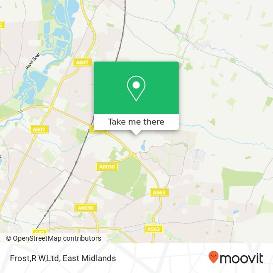 Frost,R W,Ltd map