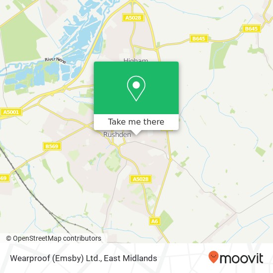 Wearproof (Emsby) Ltd. map