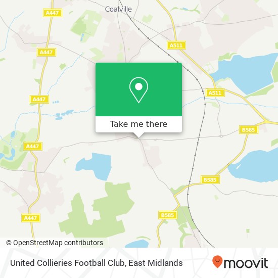 United Collieries Football Club map