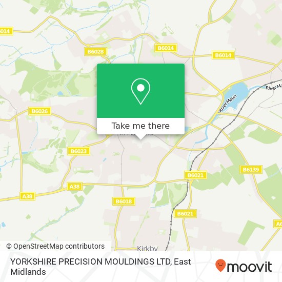 YORKSHIRE PRECISION MOULDINGS LTD map