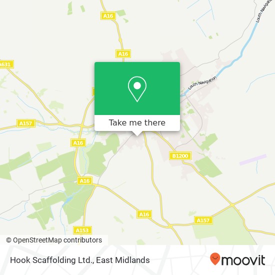 Hook Scaffolding Ltd. map