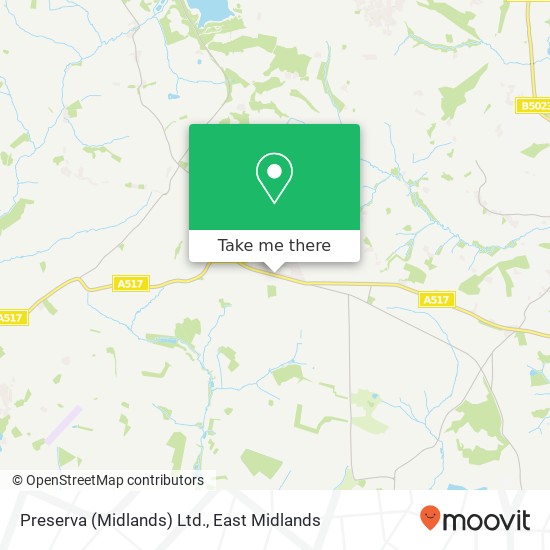 Preserva (Midlands) Ltd. map