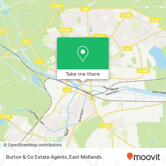 Burton & Co Estate Agents map