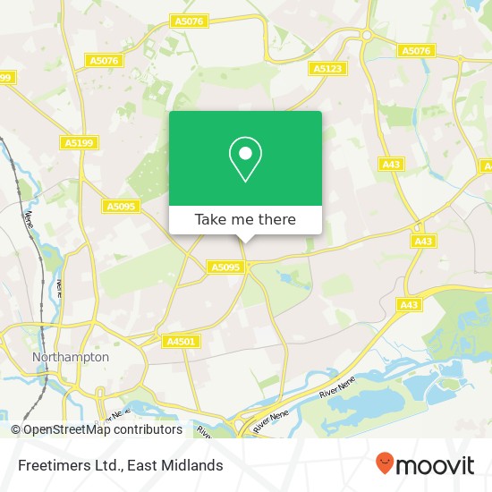 Freetimers Ltd. map