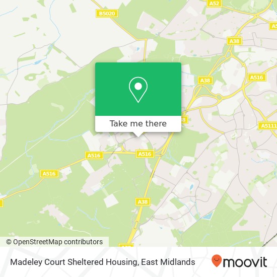 Madeley Court Sheltered Housing map