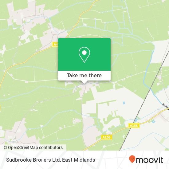 Sudbrooke Broilers Ltd map