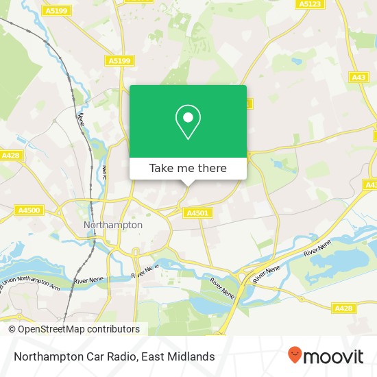 Northampton Car Radio map