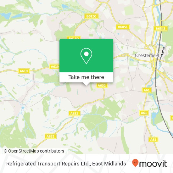 Refrigerated Transport Repairs Ltd. map
