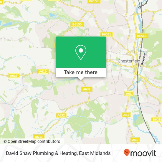 David Shaw Plumbing & Heating map