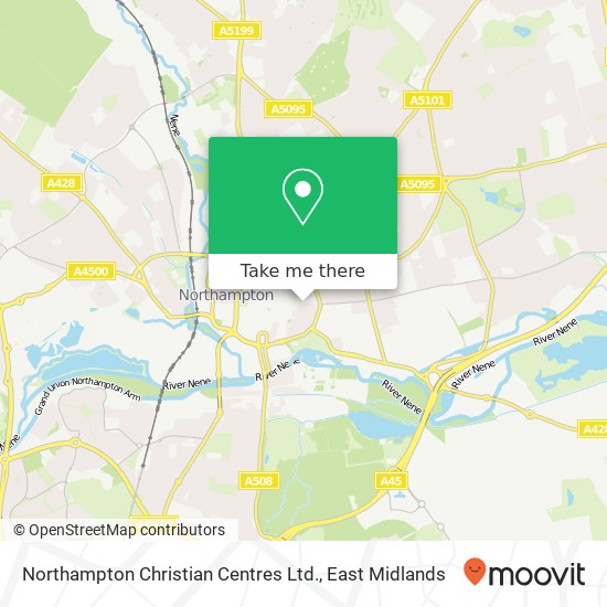 Northampton Christian Centres Ltd. map
