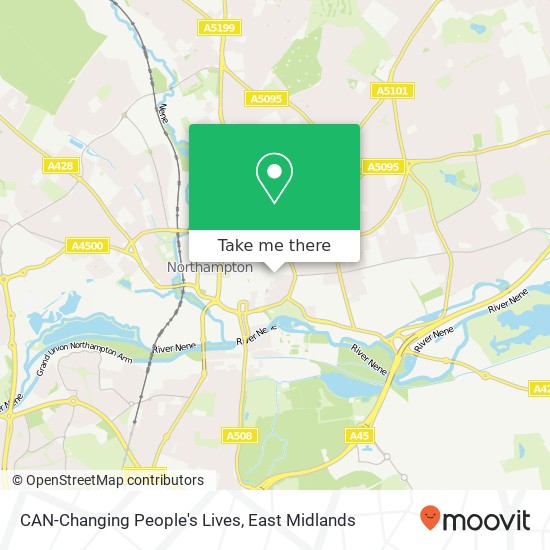 CAN-Changing People's Lives map