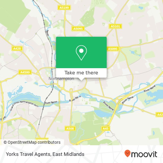 Yorks Travel Agents map