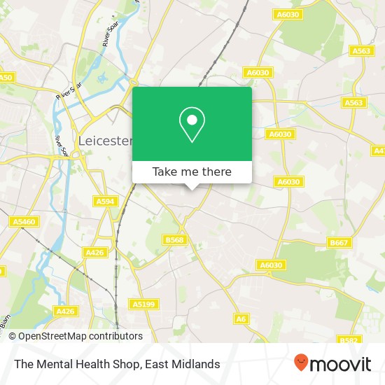 The Mental Health Shop map