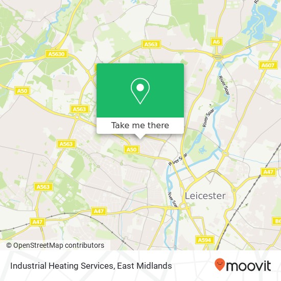 Industrial Heating Services map