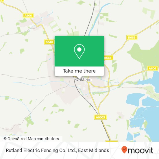 Rutland Electric Fencing Co. Ltd. map