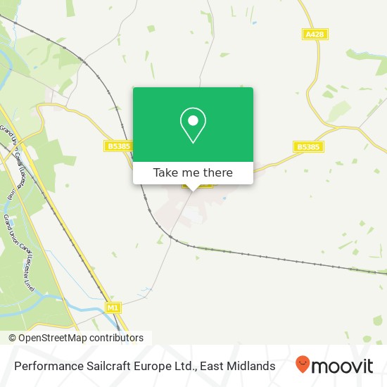 Performance Sailcraft Europe Ltd. map