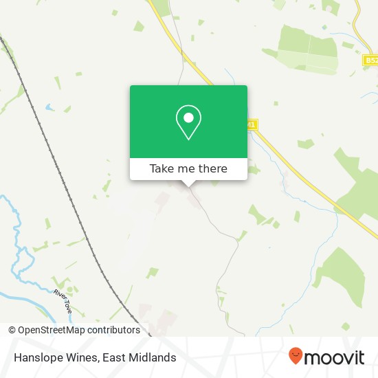 Hanslope Wines map