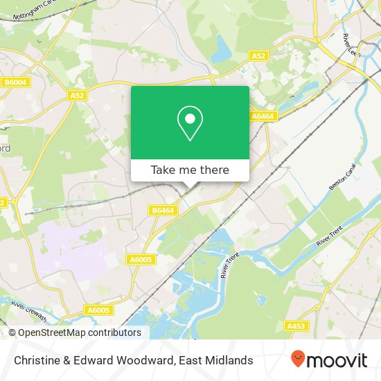 Christine & Edward Woodward map