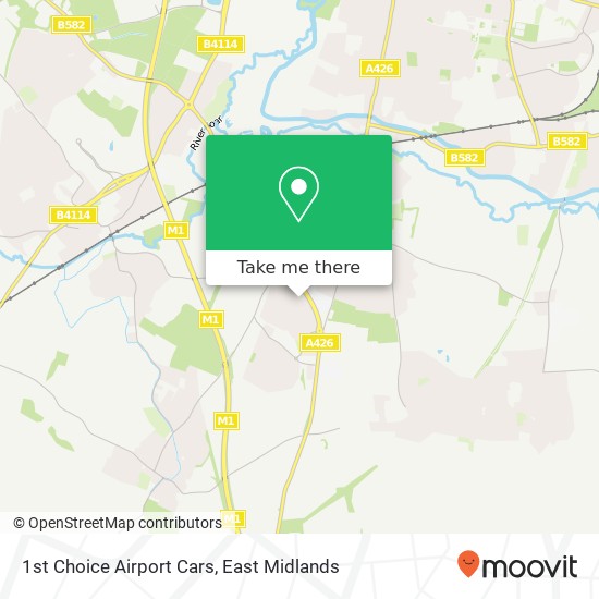 1st Choice Airport Cars map