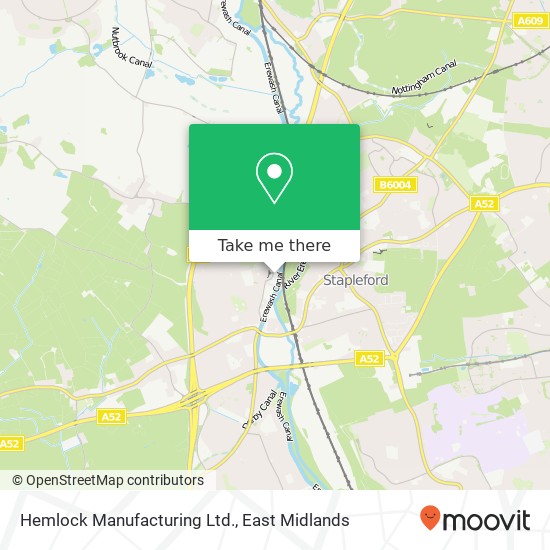 Hemlock Manufacturing Ltd. map