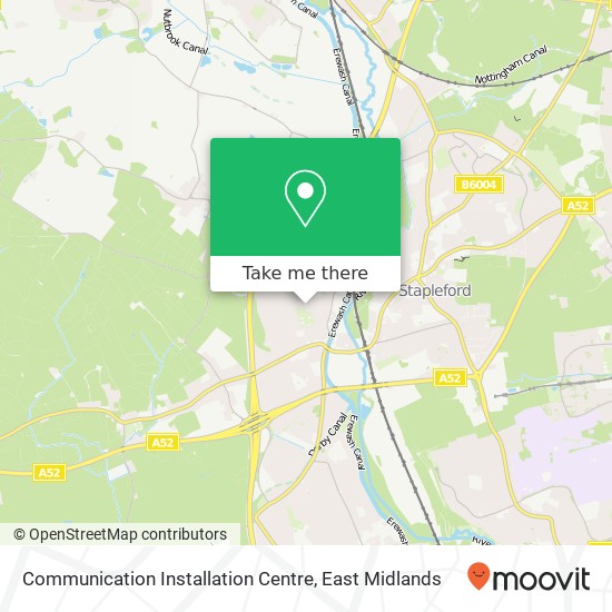 Communication Installation Centre map