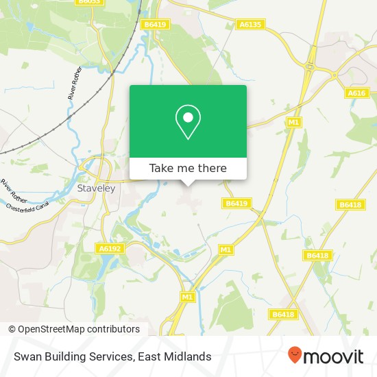 Swan Building Services map