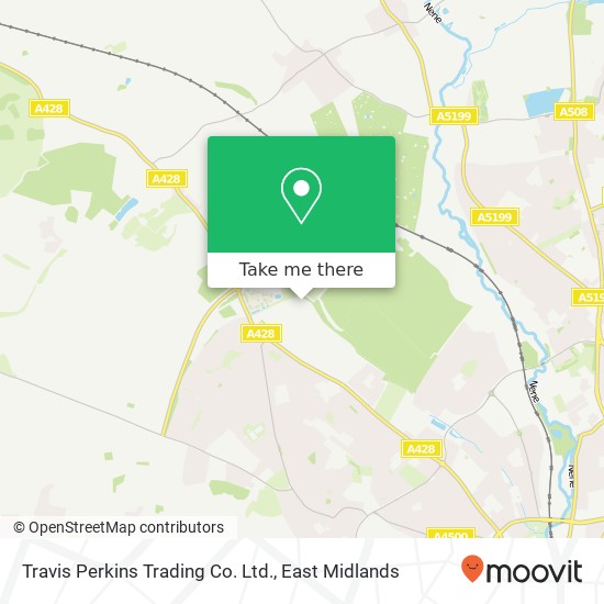 Travis Perkins Trading Co. Ltd. map