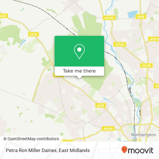 Petra Ron Miller Dairies map