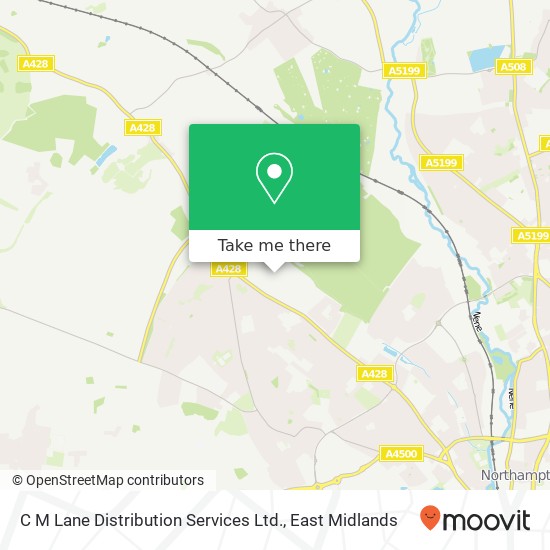 C M Lane Distribution Services Ltd. map